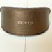 Gucci Accessories | Authentic Gucci Sunglasses Case & Dust Cloth | Color: Brown/Tan | Size: Os