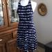 Athleta Dresses | Athleta Blue Tie Dye Dress | Color: Blue/White | Size: M