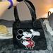 Disney Bags | Disney Mickey Mouse Sequin Shoulder Bag With Magnetic Snap Closure | Color: Black | Size: Os