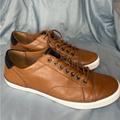 Coach Shoes | Coach Perkins Lo Top Ltr Snkr Mens Nwt Shoes Sz 10.5d In Saddle Style # Fg1056 | Color: Brown | Size: 10.5