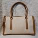 Coach Bags | Euc Coach Leather/Fabric Shoulder Bag | Color: Cream/Tan | Size: Os