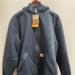 Carhartt Shirts | Carhartt Rain Defender Thermal-Lined Full Zip Sweatshirt Nwt | Color: Black/Blue | Size: Various