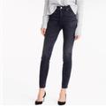 J. Crew Jeans | J Crew Mercantile Allenham High Rise Skinny Jeans, Dark Wash, Black Denim | Color: Black/Gray | Size: 28