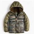 J. Crew Jackets & Coats | J.Crew Crewcuts Toddler Boys Camo Down Puffer Sz 2 | Color: Green | Size: 2tb