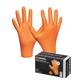 Gebol Orange Nitril Ultra Grip | 50 Stück | Größe XL (Gr 10) | Premium Einweghandschuhe mit bester Griffsicherheit | wasserfest, chemikalienbeständig, langlebig | für Damen & Herren | orange