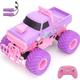 Goolsky Remote Control Car for Girls 2.4GHz Off Road Pink Remote Control Truck Electric Toy Car for 4 5 6 7 8 Year Old Girls RC Cars with Rechargeable Battery