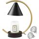 SaiDuoDuo Candle Warmer Lamp,Dimmable Candle Warmer with Timer,Convenient And Safe Candle Lamp for Home Scented Jar Candles Heater with 2 Bulbs,Black