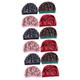 FRCOLOR Pack of 12 Night Cap, Hair Protection Hat, Sleeping Headwear, Turbines for Women, Satin Cap, Sleep Cap for Women, Portable Turban Hat, Elasticity Shower Cap, Turban Hat, Scarf, Miss