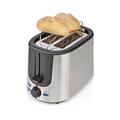 Ex-Pro 2 Slice Wide Slot Toaster with Bun Warming Rack, 7 Variable Browning Settings, Defrost and Cancel Functions, Removable Crumb Tray, 750W