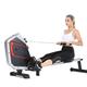 Foldable Rowing Machines Rowing Machine Foldable Magnetically Controlled Indoor Silent Rowing Machine Home Exercise Aerobic Fitness Equipment Suitable for Sports Fitness