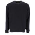 Boss Black Strickpullover "Pontevico" Herren dark blue, Gr. L, Baumwolle, Pullover mit Mesh Struktur und Colour Blocking