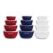 Gia's Kitchen 8 Piece Plastic in Blue/Red/White | Wayfair DTM23049