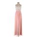 Lela Rose Bridesmaid Cocktail Dress - A-Line Strapless Sleeveless: Pink Print Dresses - New - Women's Size 2