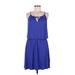 Marc New York by Andrew Marc Performance Casual Dress - DropWaist: Blue Dresses - Women's Size Medium