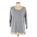 CALVIN KLEIN JEANS Pullover Sweater: Gray Tops - Women's Size Large