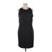 Old Navy Casual Dress - Sheath Crew Neck Sleeveless: Black Solid Dresses - Women's Size X-Large