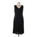 Old Navy Casual Dress V-Neck Sleeveless: Black Print Dresses - Women's Size 10