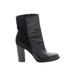 Sam Edelman Boots: Black Print Shoes - Women's Size 9 - Round Toe