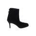 Stuart Weitzman Boots: Black Print Shoes - Women's Size 10 1/2 - Almond Toe