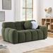 Ivy Bronx Hodaya Fabric 65.01" Reception Sofa in Green | 28.01 H x 65.01 W x 36.01 D in | Wayfair 3B96945D1ADE406FB763CD568A2CC77E