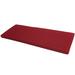 Latitude Run® 3" Indoor/Outdoor Patio Furniture/Window Seat Bench Cushion High-Resilience Foam Polyester in Red/Brown | 3 H x 41 W x 30 D in | Wayfair