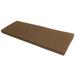 Latitude Run® 4" Indoor/Outdoor Patio Furniture/Window Seat Bench Cushion High-Resilience Foam Polyester in Brown | 4 H x 64 W x 17 D in | Wayfair