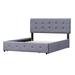 Red Barrel Studio® Livianna Platform Storage Bed Upholstered/Linen in Gray | 43.3 H x 83.1 W x 65.7 D in | Wayfair 77B1634A3EAF4A3B83C0BB4F5D646043