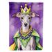 Caroline's Treasures Jack Russell Terrier King 2-Sided Polyester 40 x 28 in. Garden Flag | 40 H x 28 W in | Wayfair DAC4816CHF
