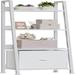 Hokku Designs Wilness Shelving Unit Bookcase in White | 43.31 H x 11.42 W x 16.53 D in | Wayfair F5D0D10E27D64129A7F3C59D9B5443DC