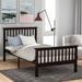 Winston Porter Osiyo Solid Wood Slat Bed Wood in Brown | 36.2 H x 42.9 W x 80.2 D in | Wayfair A677E19488C3449F87F4FC9A9EB5BC1A