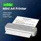 PeriPage-Imprimante papier A4 transfert thermique direct imprimante photo mobile sans fil