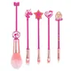 Chaud! Ensemble de pinceaux de maquillage Anime Barbie kit d'outils poudre adt fard à barrage