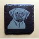 New 'PUGGLE' Rustic Welsh Slate Drinks Coaster - Functional and Personal for all Puggle Owners - Lovely Gift for all occasions!