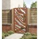 Decorative Garden Gate in Corten Steel with Full Decorative Design in 'Safari' by The Steel Gallery