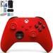 Microsoft Xbox Wireless Controllers for Xbox Console - Pulse Red With Bolt Axtion Cleaning Kit Bundle Like New