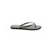 Cole Haan Flip Flops: Gray Chevron/Herringbone Shoes - Women's Size 11 - Open Toe