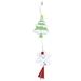 Giyblacko HangsWinter Wind Chime Kit For Kids Wooden Wind Chime Wood Hanging Decorations Art Craft Coloring Handicrafts Gift Handmade Wood Craft Stuff Kit For Garden Home