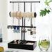 Jewelry Organizer Stand Necklace Holder - 6"D x 7.9"W x 14.8"H