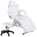 Spa Chair with Two Trays Esthetician Bed with Hydraulic Stool, Adjustable Spa Equipment, White，Orthodontic Equipment