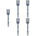 5 Pack Silicone Fork Noodles Home Cooking Fork Grill Utensils Salad Mixing Fork Practical Cooking Fork Baby