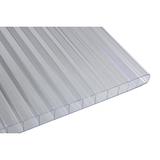 Plexiglass Clear Multiwall Sheet / Wall / Roof Panel - 8Mm Inch Thick - 12 X 36 Inch