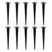 10 Pcs Solar Ground Pole Outdoor Lights for House Garden Ground Stake Solar Lights Landscaping Stakes Lawn Solar Stake