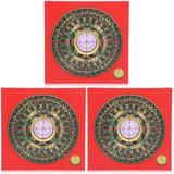 3 Pack Gossip Compass Vintage Decor Feng Shui Decor Feng Shui Pan Copper Compass Chinese Traditional Compass