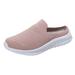 TOWED22 Women s Slip on Shoes Comfortable Flats Shoes Dress Shoes Tennis Shoes Work Casual Sneakers(Pink 7)