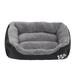 Deagia Small Dog Bed Cats Bed Cozy Cuddler Luxury Puppy Pet Bed Indoor Washable Dog Beds for Small Medium Large Dogs Winter Warm Pet Sofa Washable Pet Bed Black S