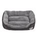 Deagia Winter Warm Dogs Cats Pet Beds Dog Bed with Removable Washable Cover Plush Comfy Thick Kennel Pet Bed Mat Orthopedic Dog Sofa Bed Coffee L