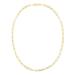 Royal Chain PCLIP095-18 18 in. 14K Yellow Gold Paperclip Link Chain with Pear Shaped Lobster Clasp