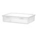 Waroomhouse File Storage Box with Lid Dust-proof Storage Box Transparent Plastic Dust-proof Document Storage Container Multifunctional Box for Data for School