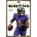 NFL Baltimore Ravens - Lamar Jackson Feature Series 23 Wall Poster 22.375 x 34 Framed