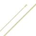 18 in. 14K Yellow Gold 2 mm Flat Mariner Chain